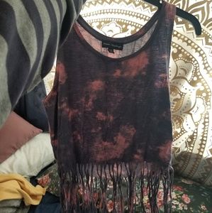 Tye Dye Cropped Tank Top